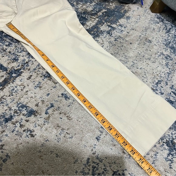 J. Jill Stretch Beige Cropped Trouser Pants Size 6 - Picture 7 of 8